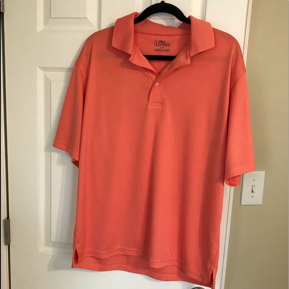 PGA Tour Other - 🏌️PGA Tour🏌️…Men’s Size Large…Orange Polo Style Shirt